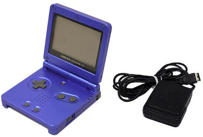 Nintendo Game Boy Advance SP Azurite Blue LCD screen damage Used in Japan F/S