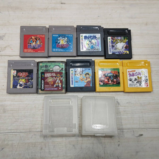 Game Boy software 9-piece set Nintendo GAMEBOY COLOR Pokemon red blue etc. Used