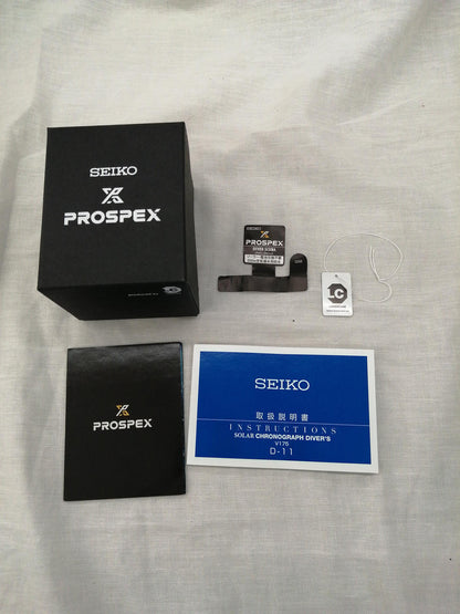 SEIKO Watch Prospex Model Number: V175-0EC0 Diver Scuba w/Box Used in Japan