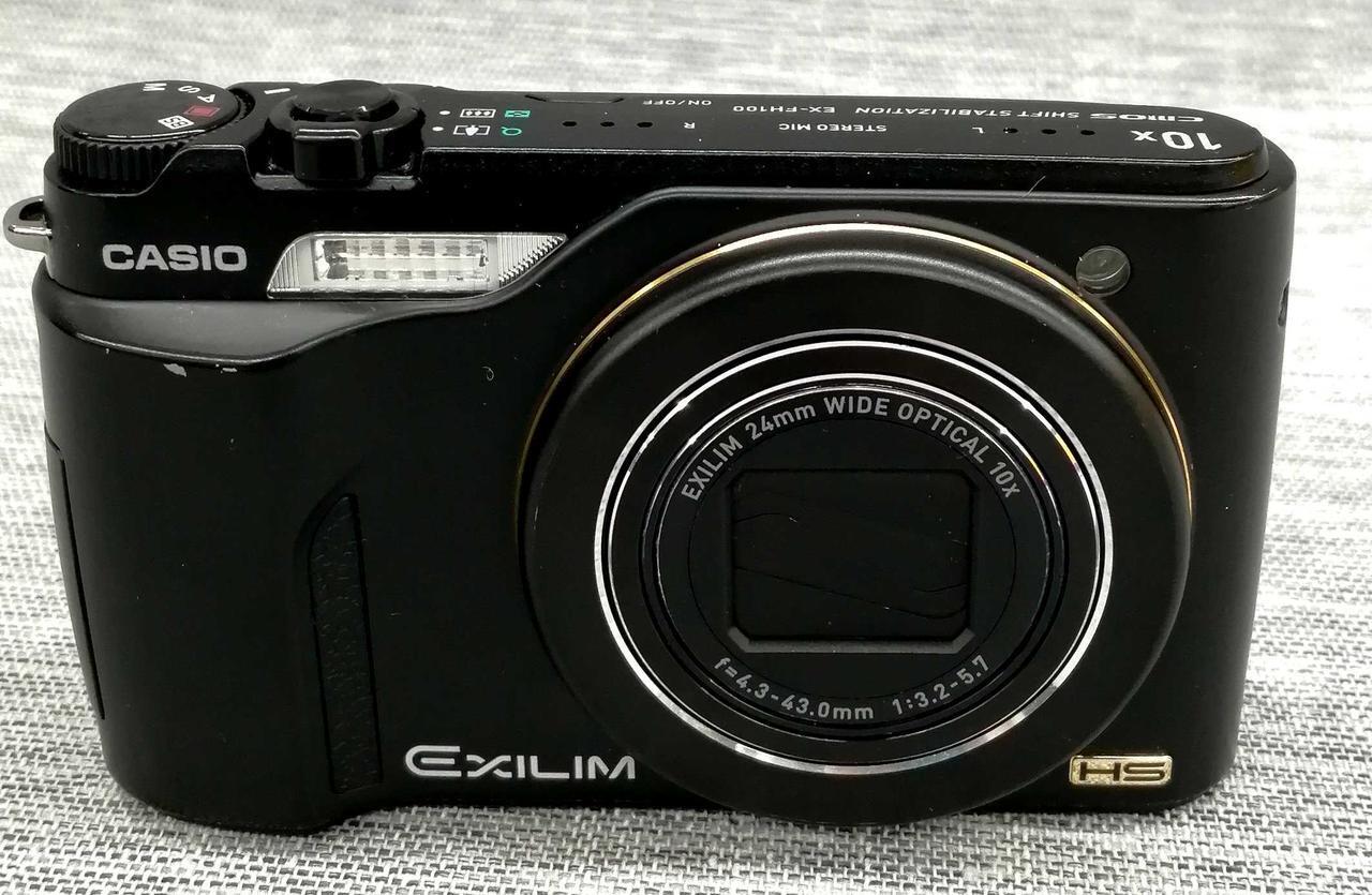 CASIO digital camera model number: EX-FH100 Used in Japan F/S