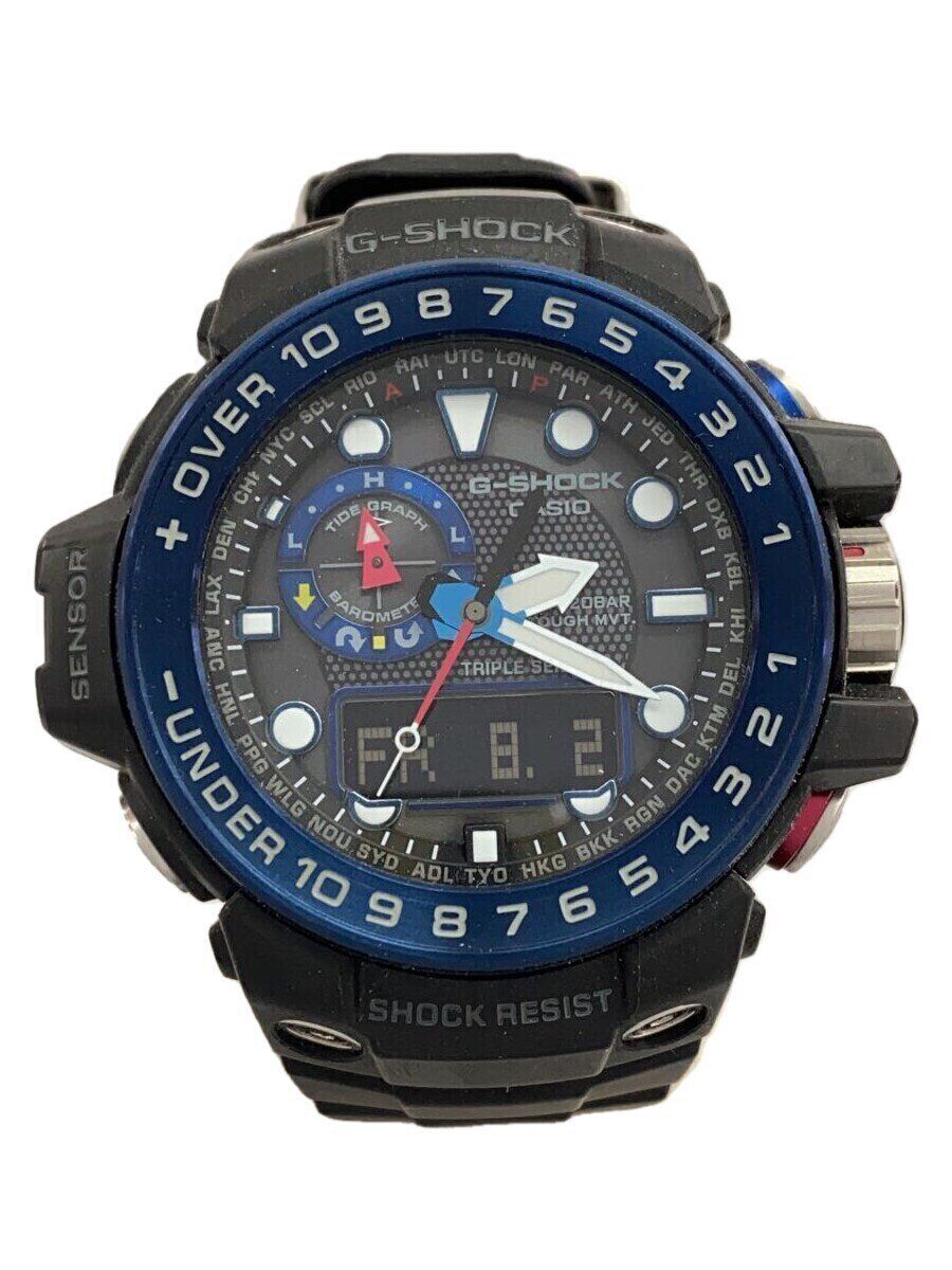 CASIO Watch GULFMASTER Solar G-SHOCK Digiana GWN-1000B Used in Japan F/S