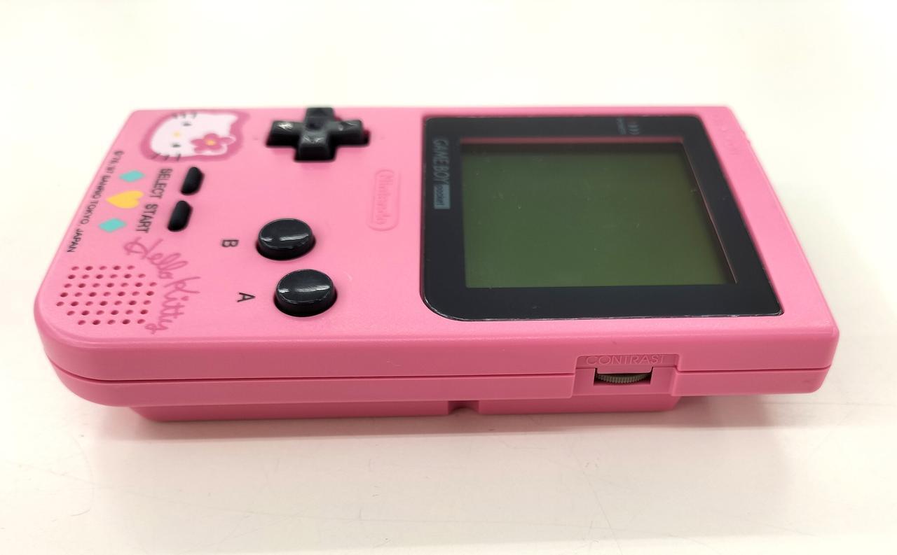 Rare NINTENDO Game Boy Pocket Hello Kitty : MGB-001 Used in Japan F/S