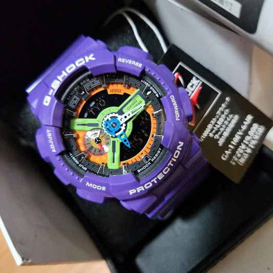 Rare CASIO G-Shock Evangelion collaboration GA-110EV-6AJR Mint Unused Japan