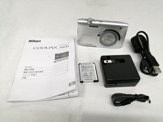 Nikon Digital Camera model number: COOLPIX A100 Used in Japan F/S