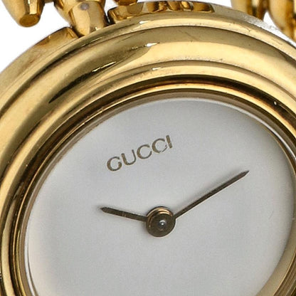 Vintage GUCCI Watch Change Bezel Ladies Quartz/11/12.2 Used in Japan F/S