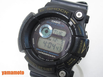 CASIO FROGMAN Triple Crown Men's Watch Solar GW-200TC Used in Japan F/S