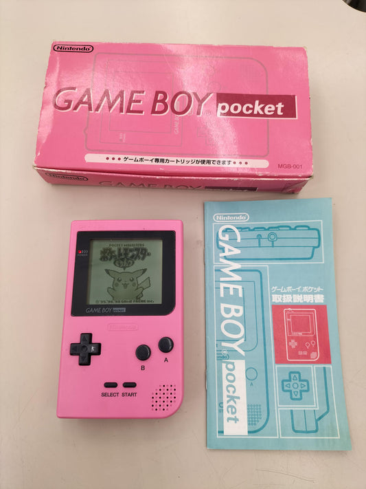 Nintendo Gameboy Pocket Pink MGB-S-PA Used in Japan