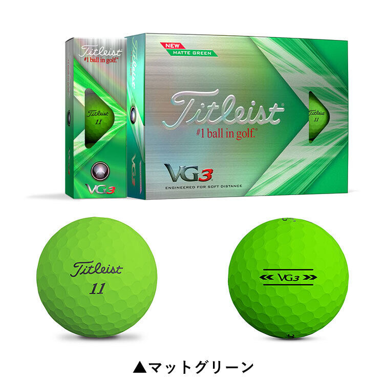 Titleist Golf VG3 Golf Balls 1 dozen (12 balls) 2022 model Official Japanese