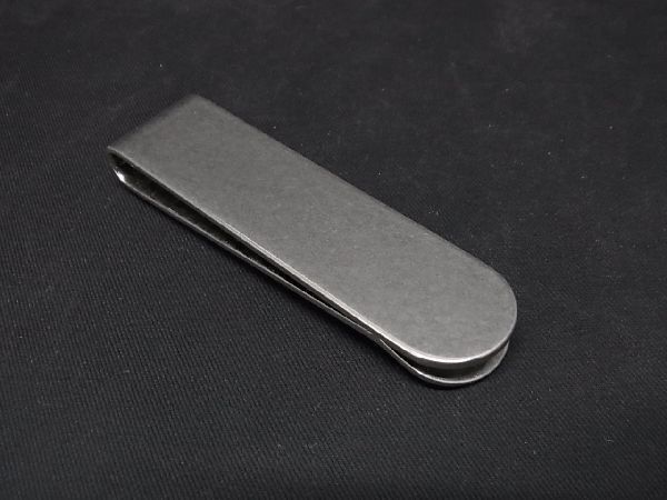 Saint Laurent money clip silver Used in Japan F/S