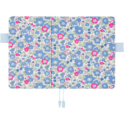 Hobonichi Notebook Cover A5 Cousin Size LIBERTY FABRICS Betsy Neon blue F/S