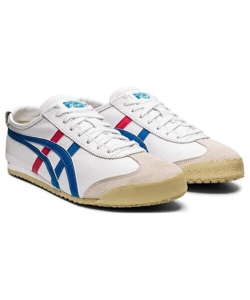 Onitsuka Tiger MEXICO 66 sneakers White & Blue US10 New From Japan F/S