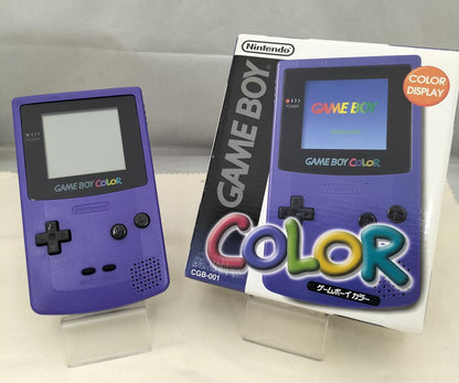 Nintendo Game Boy Color CGB-S-PUA Purple w/box Used in Japan F/S