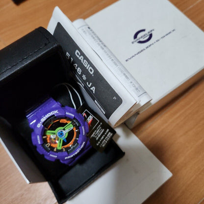 Rare CASIO G-Shock Evangelion collaboration GA-110EV-6AJR Mint Unused Japan