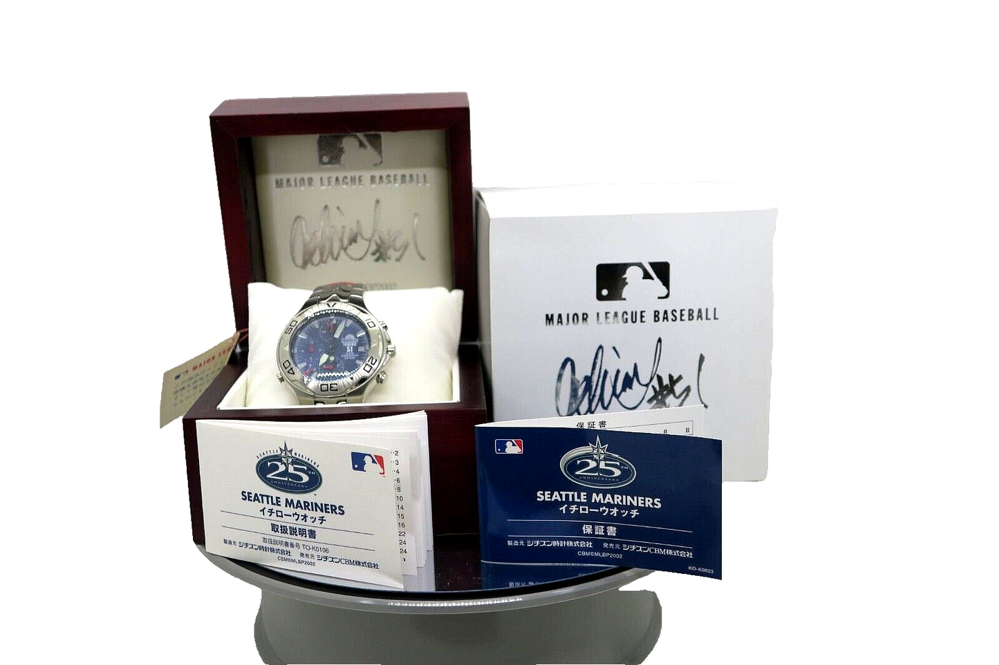 Mint Rare Citizen Watch Seattle Mariners 25th 51 Ichiro Special Model Used F/S