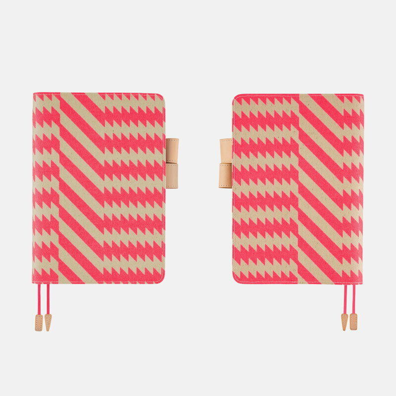 Hobonichi Notebook Cover A5 Cousin Size Mintdesigns Zig-Zag Pink From Japan F/S