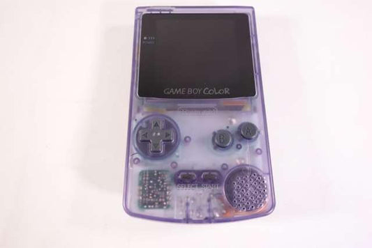 Nintendo Gameboy Color CGB-001 Clear Purple Used in Japan F/S