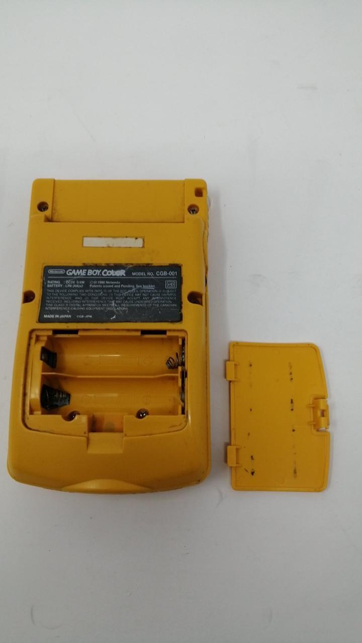 Nintendo Gameboy Color Yellow CGB-001 Used in Japan