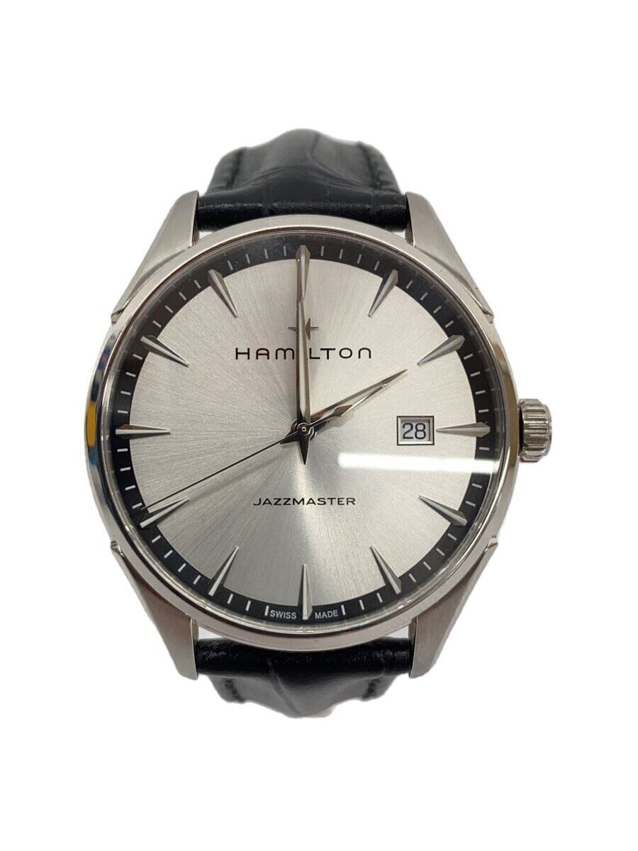 HAMILTON Watch JAZZMASTER Quartz H324510 w/box Used in Japan F/S