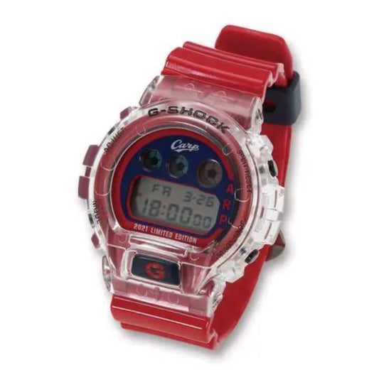 Mint Casio Watch G-Shock 2021 Hiroshima Toyo Carp Limited Model DW-6900CARP21-1J