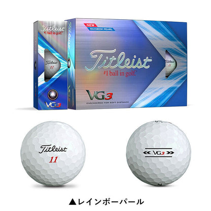 Titleist Golf VG3 Golf Balls 1 dozen (12 balls) 2022 model Official Japanese