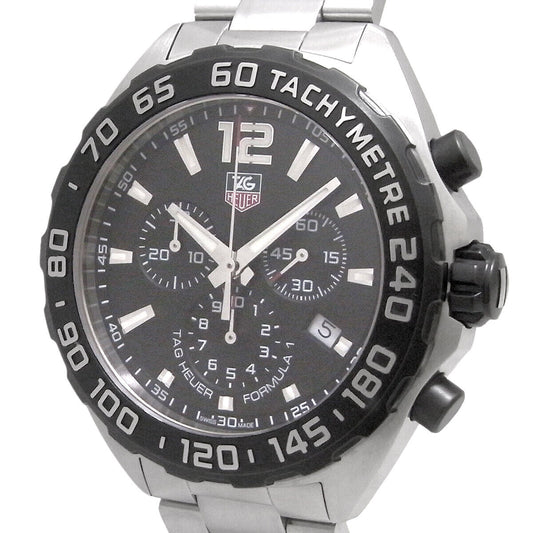 TAG Heuer Formula 1 Chronograph QZ Men's Black Dial CAZ1110 Used in Japan F/S