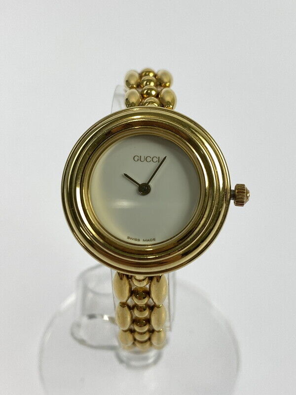 Vintage Gucci Change Bezel 6 Quartz Watch 11 12.2 w/box Used in Japan F/S