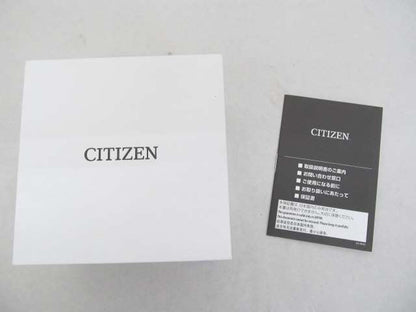 Citizen Watch Eco Drive Black Gold BN0196-01L Used in Japan