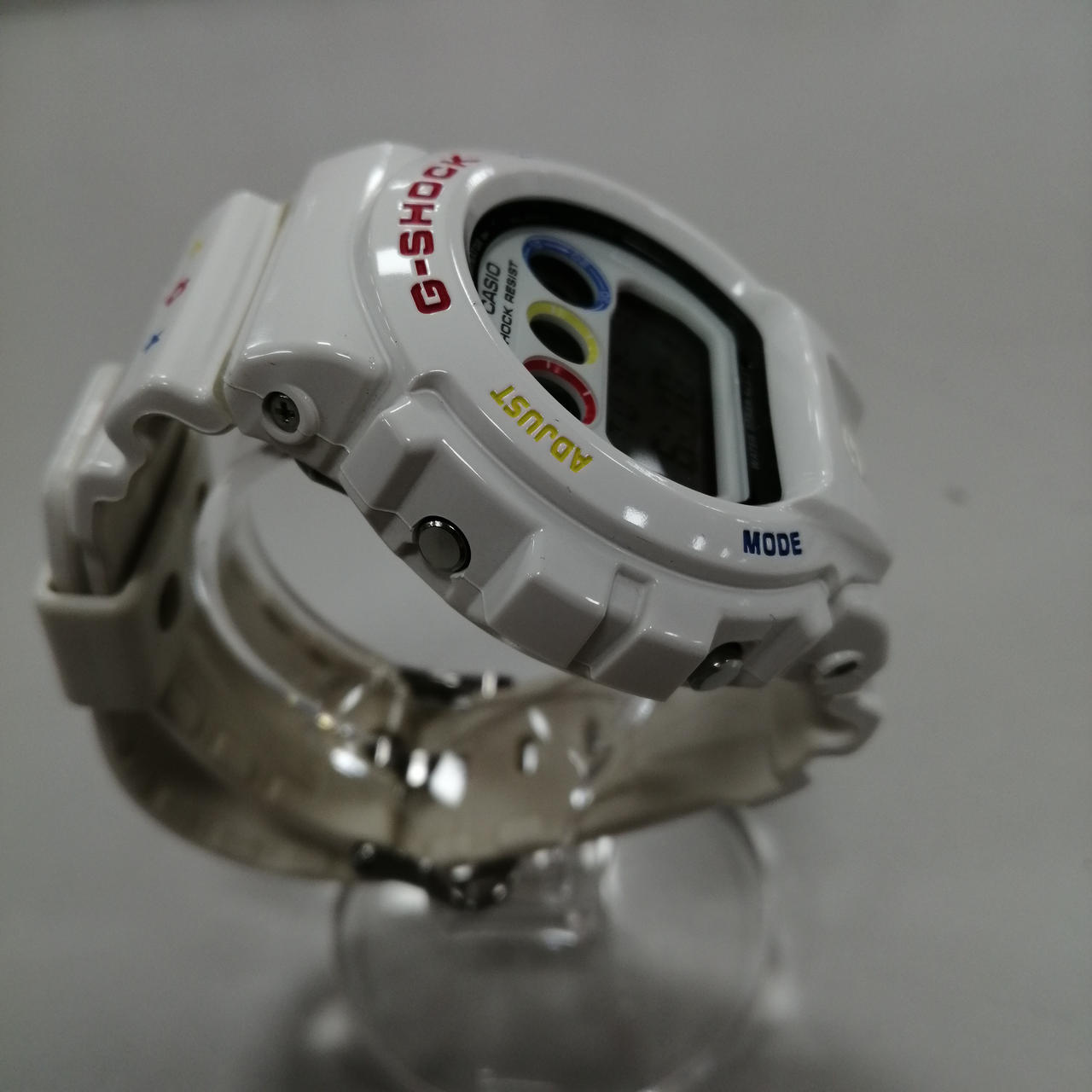 Casio Watch G-Shock × BE@RBRICK  White DW-6900MT Used in Japan