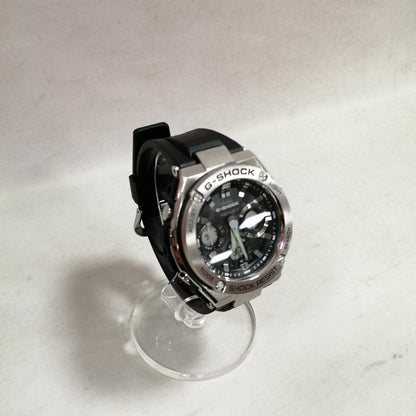 Casio Watch G-Shock Resist Solar Silver × Black GST-W110 Used in Japan