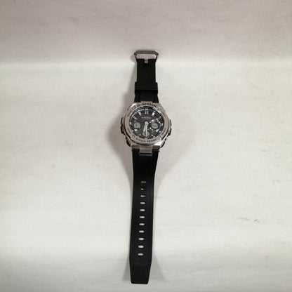 Casio Watch G-Shock Resist Solar Silver × Black GST-W110 Used in Japan