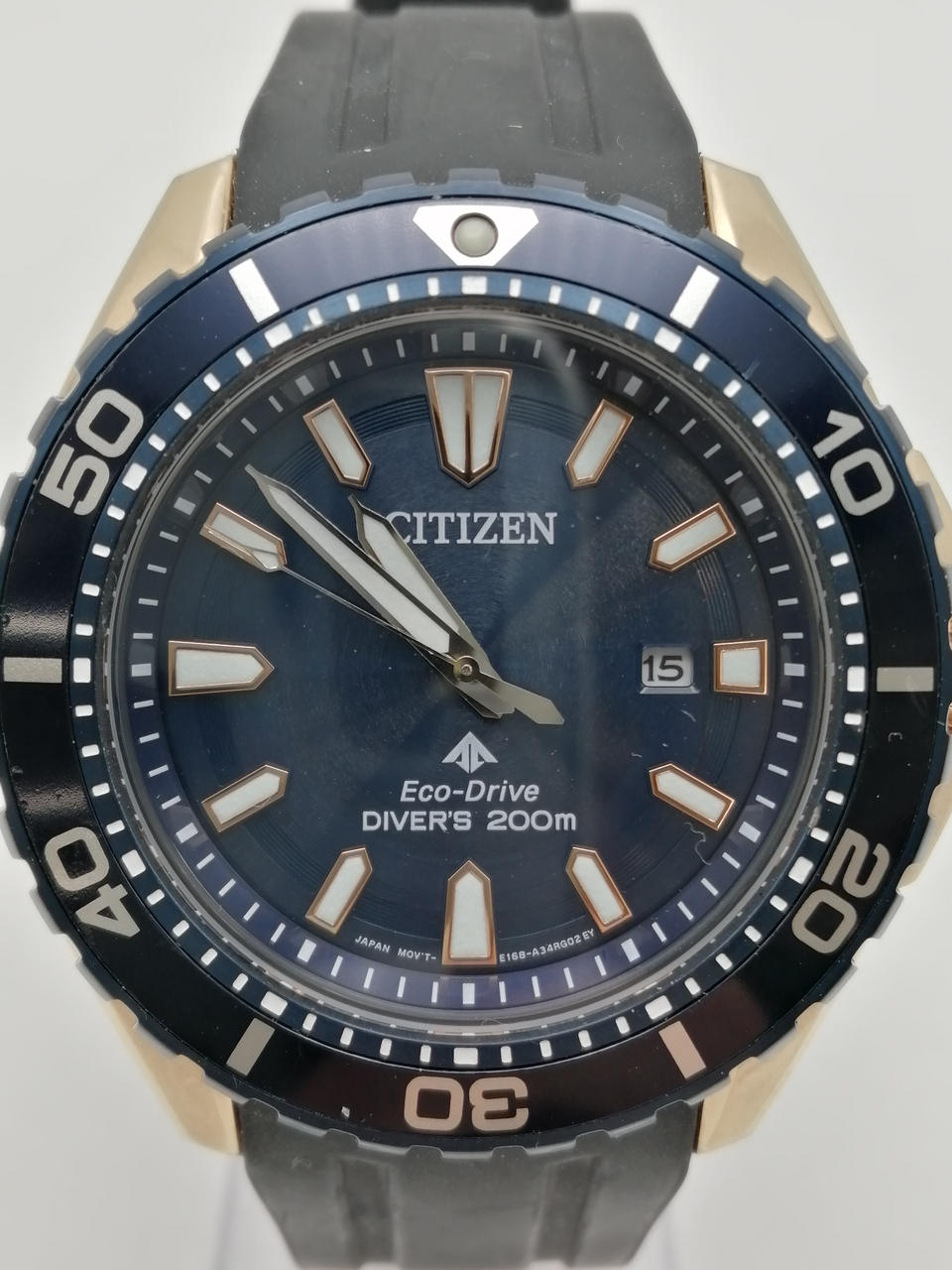 Citizen Watch Ster Eco Drive Diver Solar E168-003FR08 Used in Japan