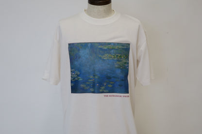 T-shirts printed on recycled fabric with Monet's Waterlilies Limited of 30 from the Ohara Museum of Art Japan