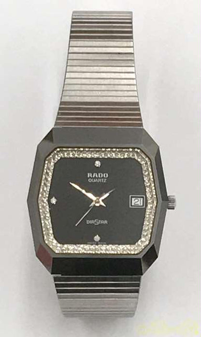 Rado Watch Diastar Quartz SS 113.0182.30 Used in Japan