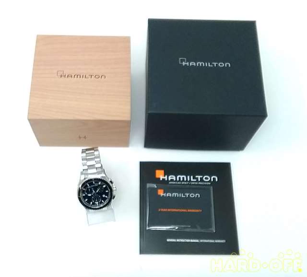 Hamilton Watch Jazzmaster Chronograph H37512 131 Used in Japan