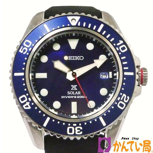 Seiko Watch Prospex Diver's Scuba Solar SBDJ055 V157-0DP0 Used in Japan