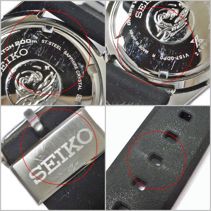 Seiko Watch Prospex Diver's Scuba Solar SBDJ055 V157-0DP0 Used in Japan