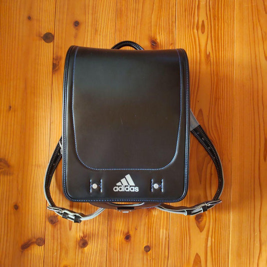 Randoseru Japanese School Bag Kid's Backpack Adidas Black Used
