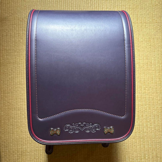 Randoseru Japanese School Bag Kid's Backpack Fuwarii Purple Used