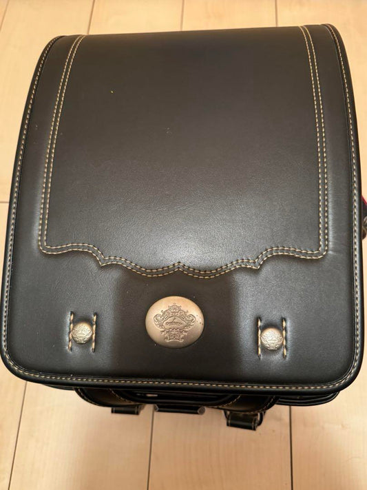 Randoseru Japanese School Bag Kid's Backpack Orobianco Black Used