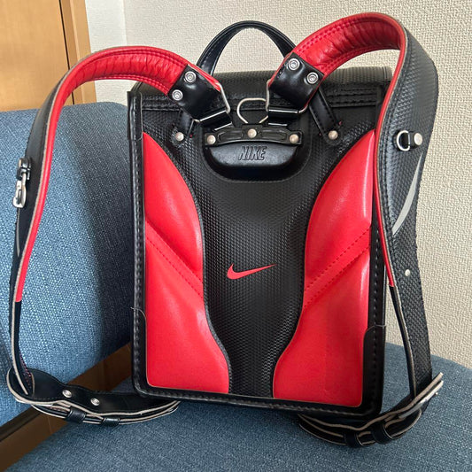 Randoseru Japanese School Bag Kid's Backpack Nike Black Used