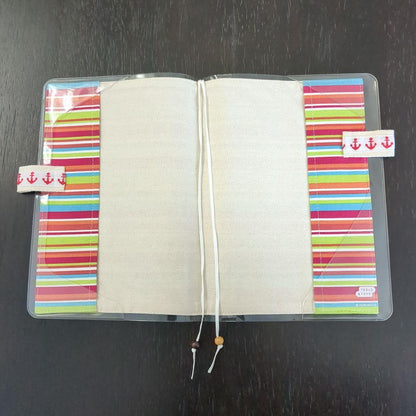 Hobonichi Notebook Cover A5 Cousin Size Marine Style Used in Japan