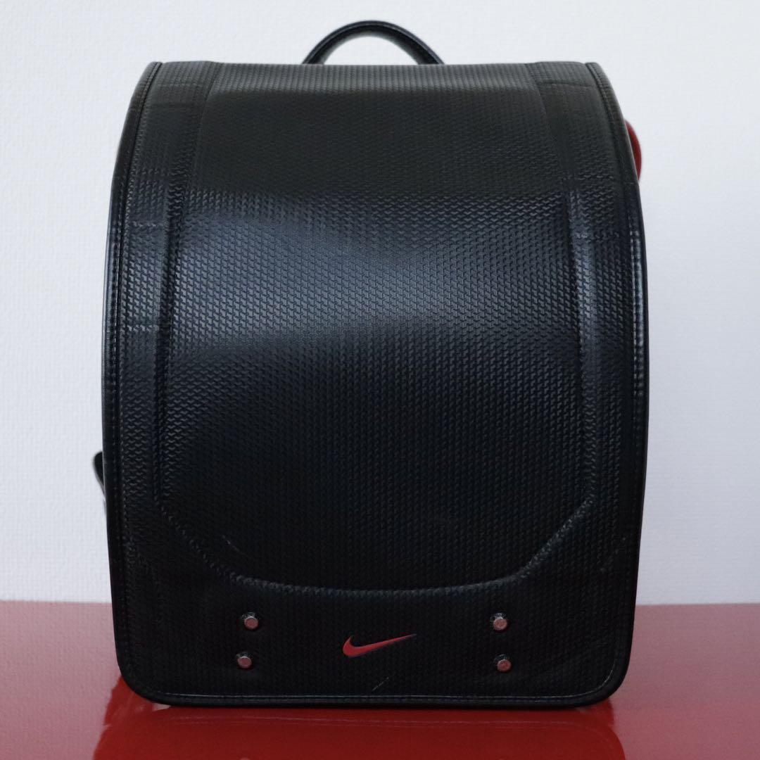 Randoseru Japanese School Bag Kid's Backpack NIKE Red x Black Used