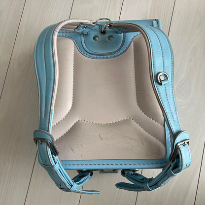 Randoseru Japanese School Bag Kid's Backpack Ohba Seiho Light Blue Used