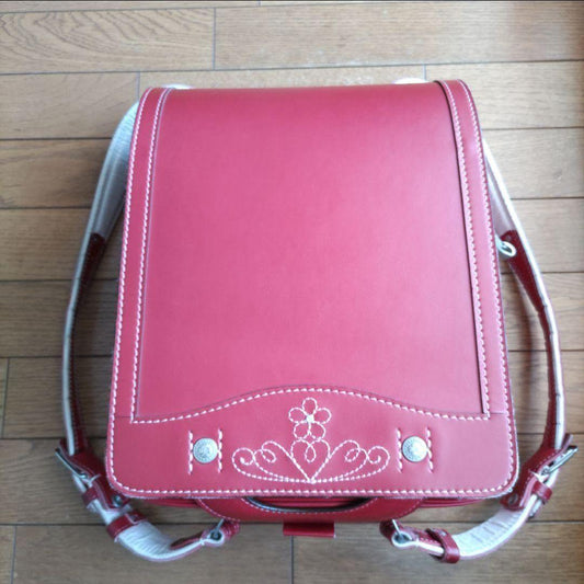 Randoseru Japanese School Bag Kid's Backpack Kabankobo Yamamoto Red Used