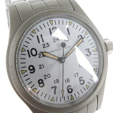 Hamilton Watch Khaki Field mechanical model H694390 Used in Japan