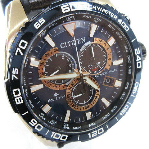 Citizen Watch Eco-Drive Promaster Land Chronograph CB5039-11L Used in Japan