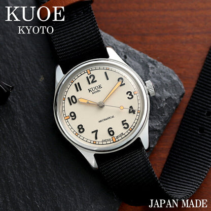 KUOE Watch Made in Kyoto Japan ilitary Automatic Winding 35mm Case New