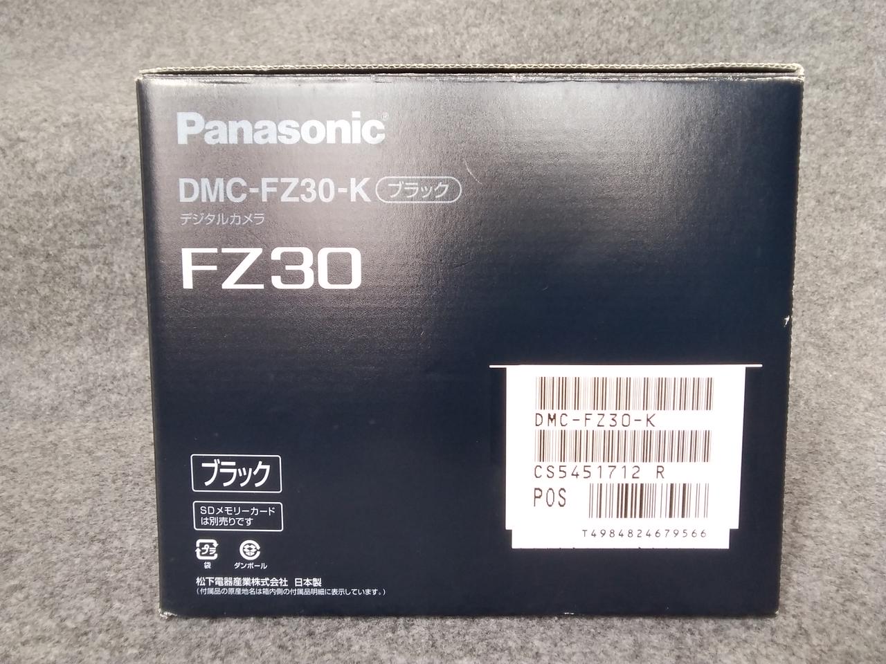 PANASONIC Model Number: DMC-FZ30 Compact Digital Camera Used in Japan