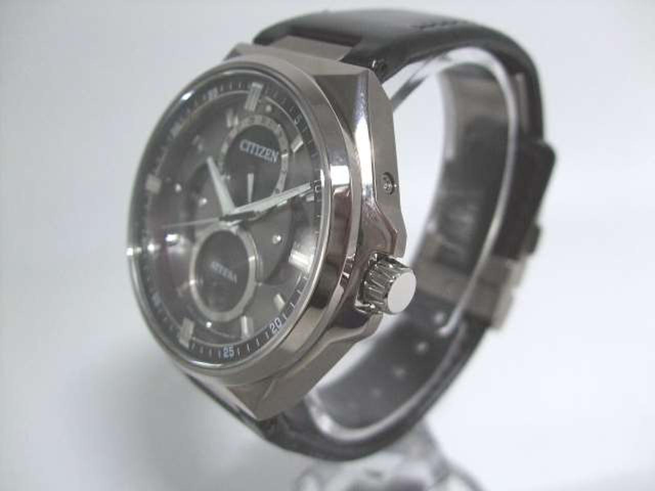 Citizen Watch Triple Calendar Moon Phase BU0060-09H Used in Japan