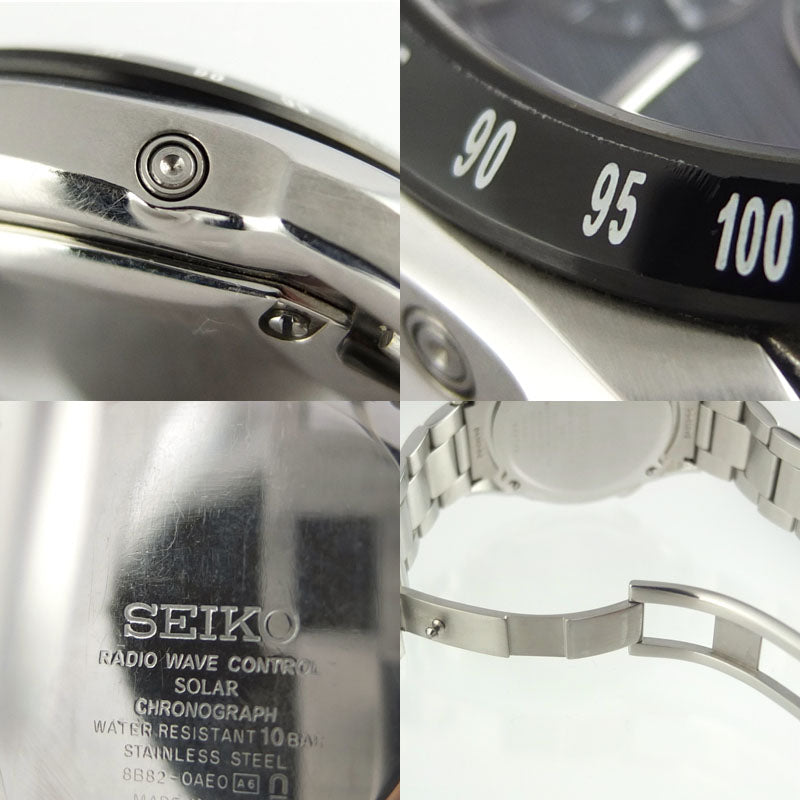 Seiko Watch Chronograph Quartz Men's SAGA053 8B82-0AE0 Used in Japan